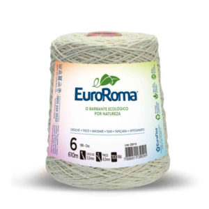 Barbante Euroroma Cru nº6 600g