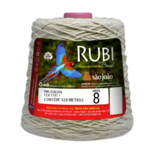 Barbante Rubi São João nº8 528m