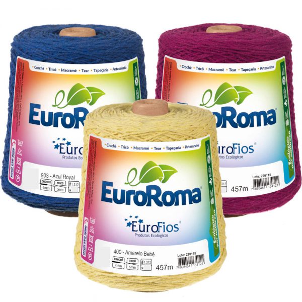 Barbante Euroroma Colorido nº6 600g