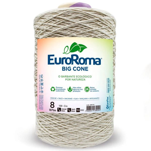 Barbante Euroroma Cru 1,8Kg nº8